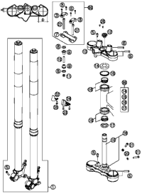 Front Fork, Triple Clamp