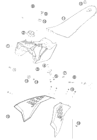 Tank, Seat, Covers