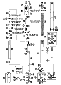 Front Fork, Disassembled