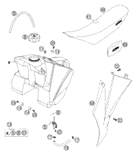Tank, Seat, Cover