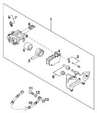 Brake Caliper Rear