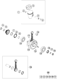 Crankshaft, Piston