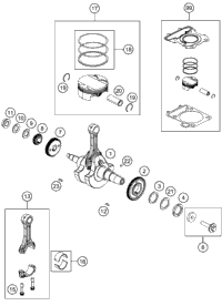 Crankshaft, Piston