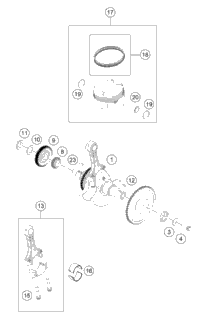 Crankshaft, Piston