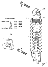 Shock Absorber Wp Pds