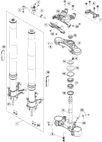 Front Fork, Triple Clamp