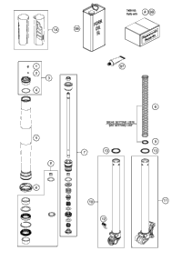 Front Fork Disassembled