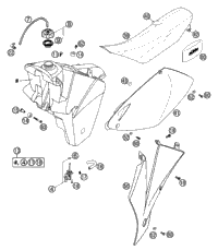 Tank, Seat, Cover