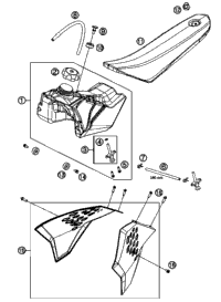 Tank, Seat, Cover
