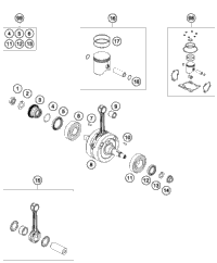 Crankshaft, Piston