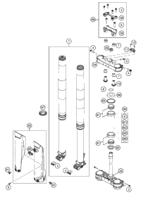 Front Fork, Triple Clamp