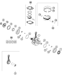 Crankshaft, Piston