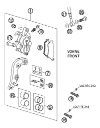 Brake Caliper Front