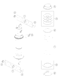 Shock Absorber Disassembled