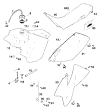 Tank, Seat, Cover