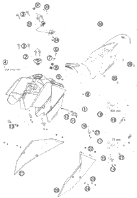 Tank, Seat, Cover