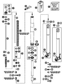 Front Fork, Disassembled