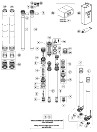 Front Fork Disassembled
