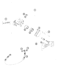 Brake Caliper Rear Brembo