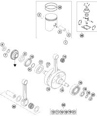 Crankshaft, Piston