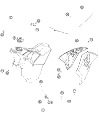 Tank, Seat, Cover