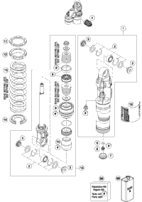 Shock Absorber Disassembled