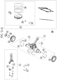 Crankshaft, Piston