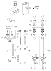 Front Fork Disassembled