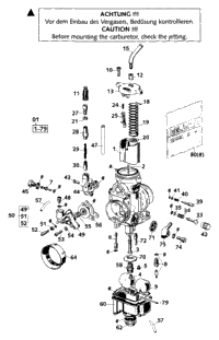 Carburetor Phm 38 Nd