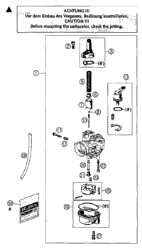 Carburetor Dellorto 14 Phva Ds