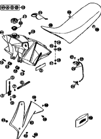 Tank, Seat, Cover