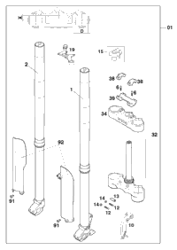 New Parts Front Fork