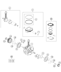 Crankshaft, Piston
