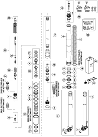 Front Fork Disassembled