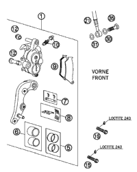 Brake Caliper Front