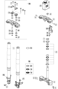 Front Fork, Triple Clamp