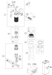 Shock Absorber Disassembled