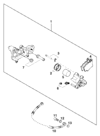 Brake Caliper Rear