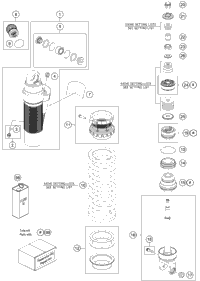 Shock Absorber Disassembled