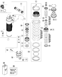 Shock Absorber Disassembled