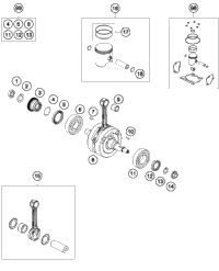 Crankshaft, Piston