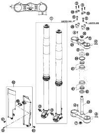 Front Fork, Triple Clamp