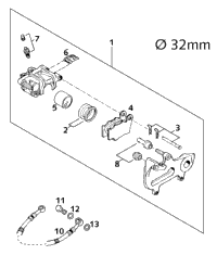 Brake Caliper Rear