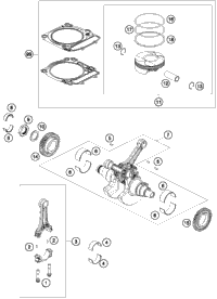Crankshaft, Piston
