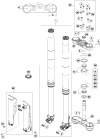 Front Fork, Triple Clamp