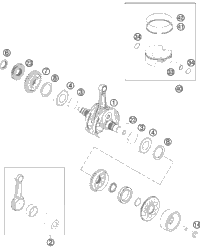 Crankshaft, Piston