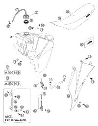 Tank, Seat, Cover
