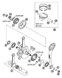 Crankshaft, Piston