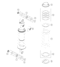 Shock Absorber Disassembled