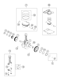 Crankshaft, Piston